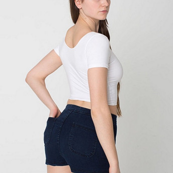 American Apparel Easy Jean Shorts - Picture 2 of 8